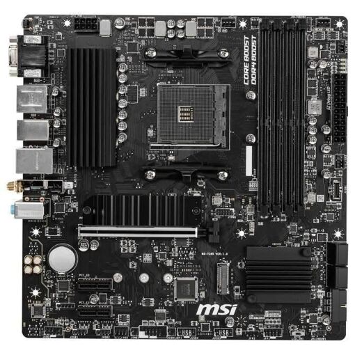 MSI B550M PRO-VDH WIFI - Carte-mère - micro ATX - Socket AM4 - AMD B550 Chi... - 6