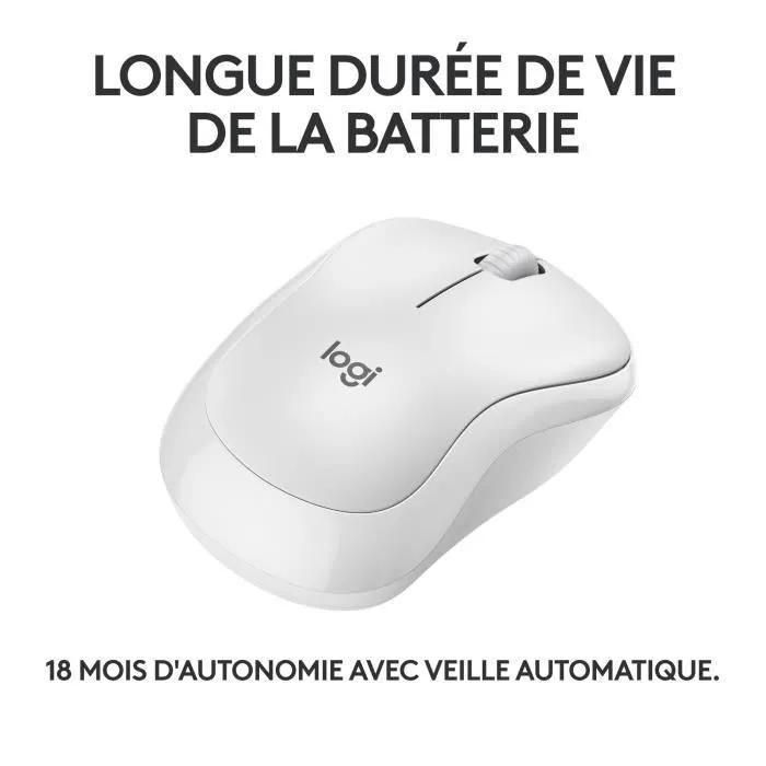 Logitech M240 Silent - Souris - droitiers et gauchers - optique - 3 boutons... - 4