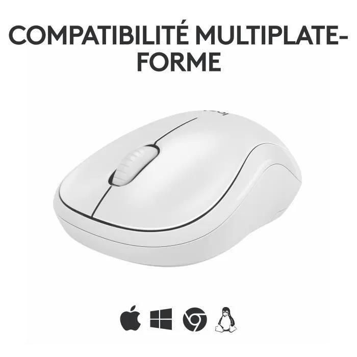 Logitech M240 Silent - Souris - droitiers et gauchers - optique - 3 boutons... - 6