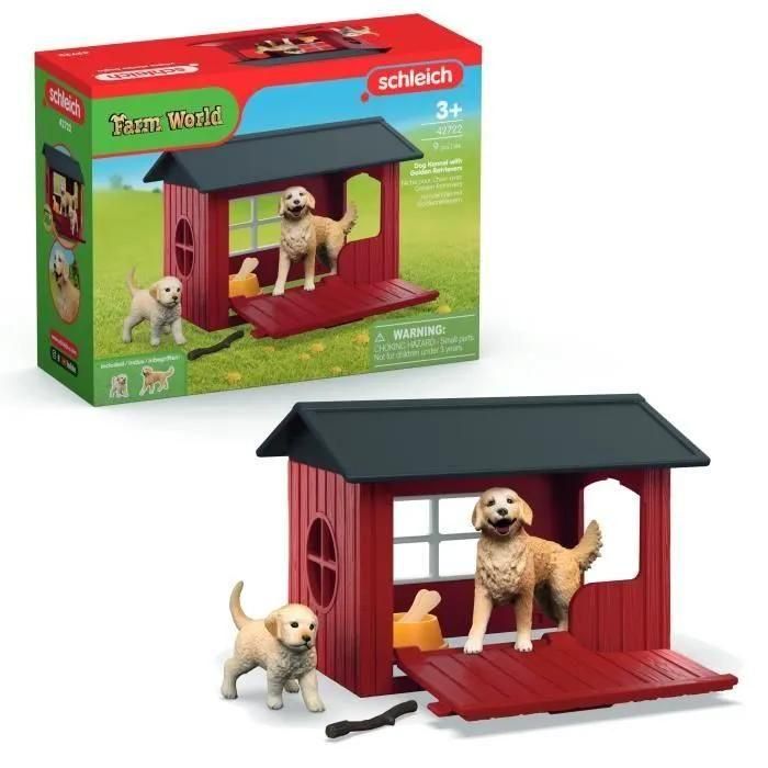Farm World Niche Avec Golden Retriever