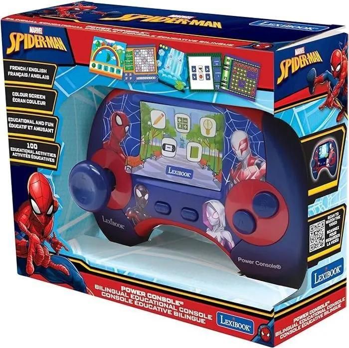 Lexibook - Spider-Man Educational Bilingual Console With Lcd Screen ( - 6