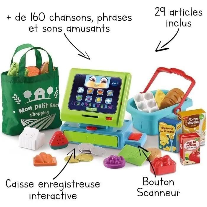 Imitation Caisse Enregistreuse Interactive Maxi Shopping - 4