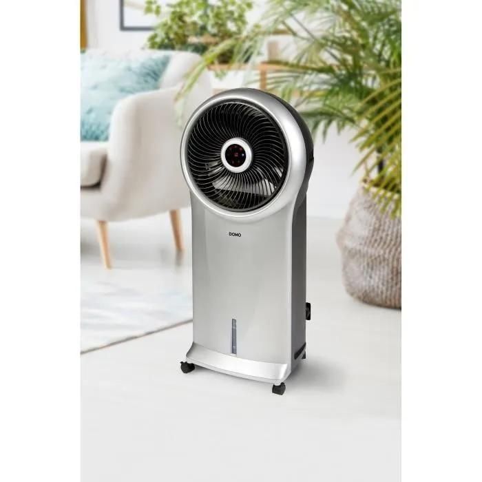 DOMO Refroidisseur d'air 89,5 cm 110 W Noir et argent� DO152A - 3