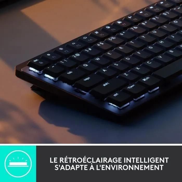 Clavier - Sans Fil - Logitech - MX Mini - Mcanique - Rtroclair - AZERTY... - 5