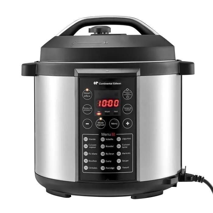 Continental Edison Cemcsp1000i - Cocotte Minute - 5.7 Litres - 1000 Watt - ... - 2