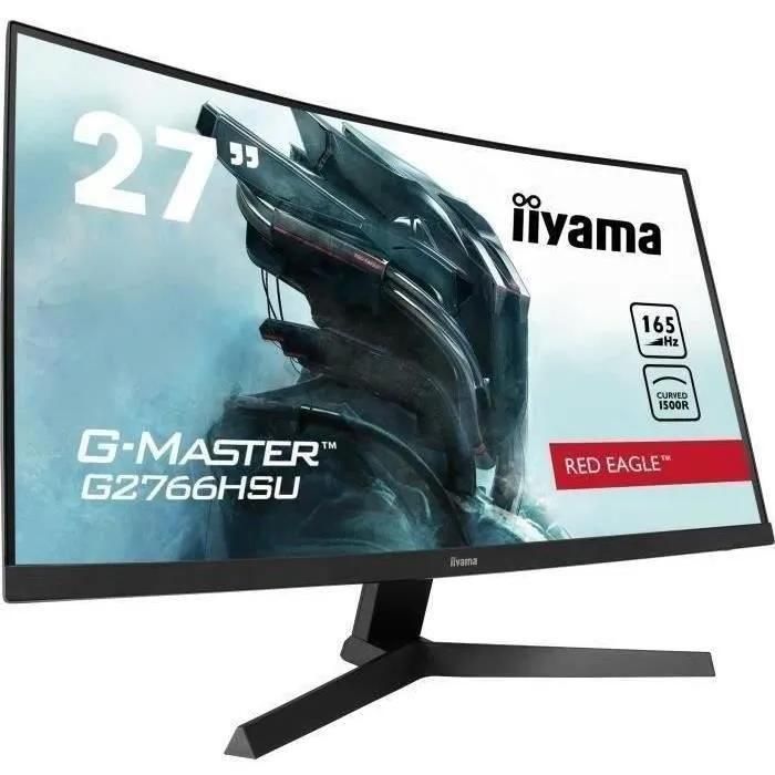iiyama G-MASTER Red Eagle G2766HSU-B1 - cran LED - incurv - 27' - 1920 x ...