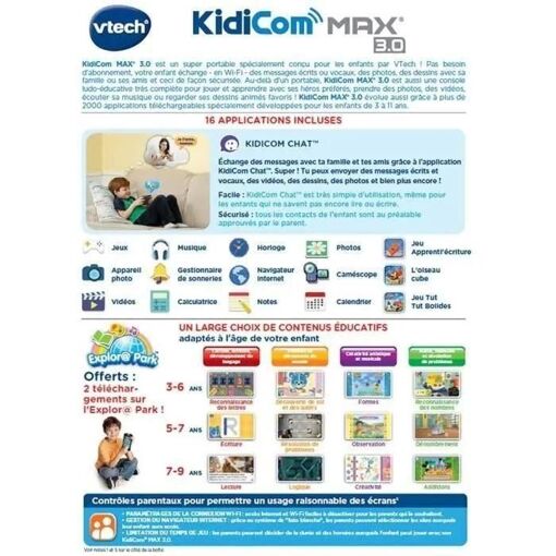 Vtech Kidicom Max 3.0 Bleu - 5
