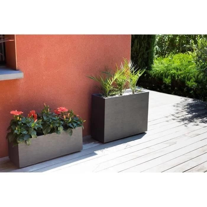 Pot Loft L Graphit - Anthracite - 78.5x29.5x60cm 46l - Eda Plastiques - Int... - 6