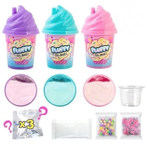 Coffret 3 Slime Shaker Fluffy - 6