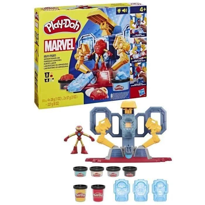 Marvel Heroes Play-Doh Marvel Iron Man Fabrique D'armures