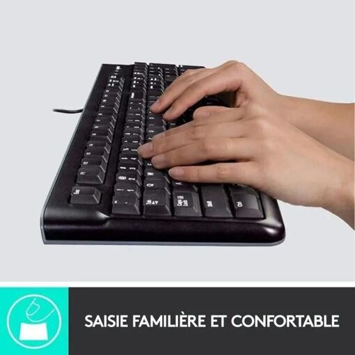 Logitech Desktop MK120 - Ensemble clavier et souris - USB - Fran�ais - 3