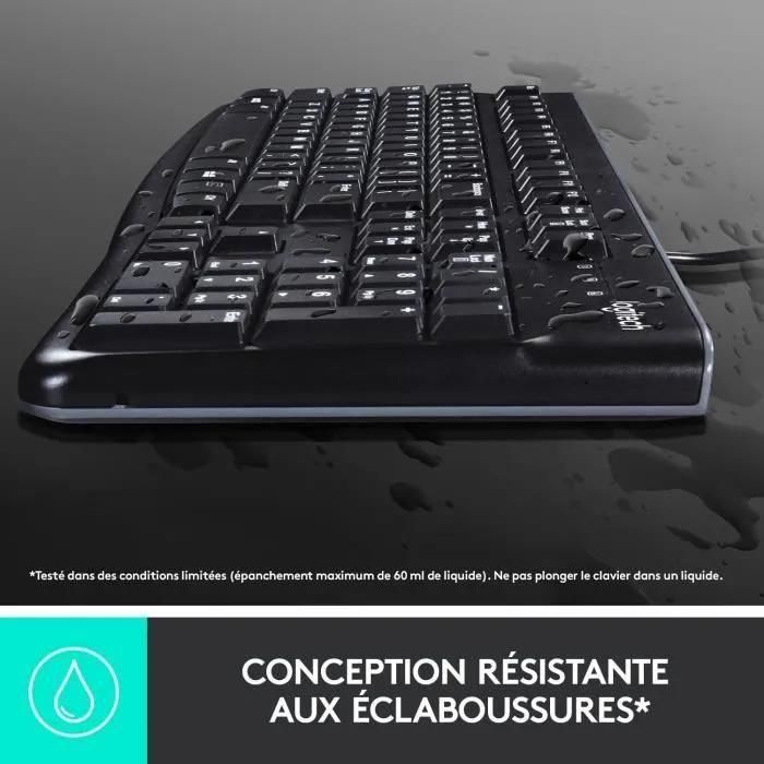 Logitech Desktop MK120 - Ensemble clavier et souris - USB - Fran�ais - 6