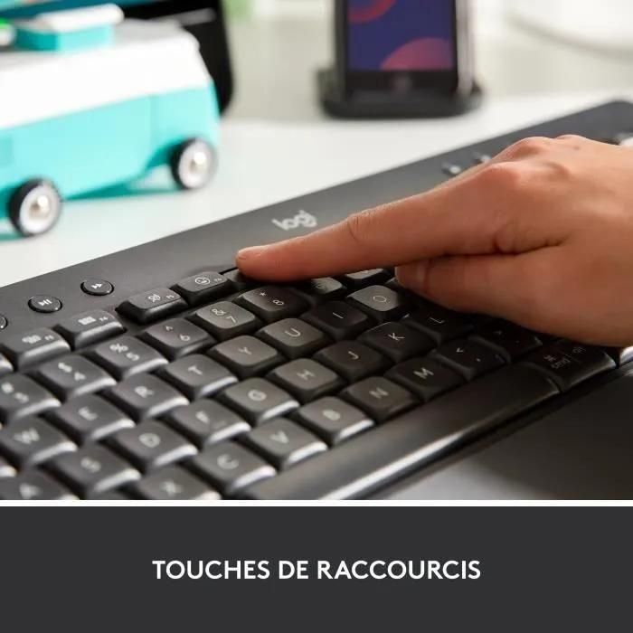 Logitech Signature K650 - Clavier - sans fil - Bluetooth LE - AZERTY - Fran... - 3