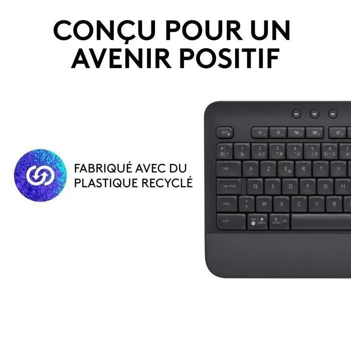 Logitech Signature K650 - Clavier - sans fil - Bluetooth LE - AZERTY - Fran... - 5