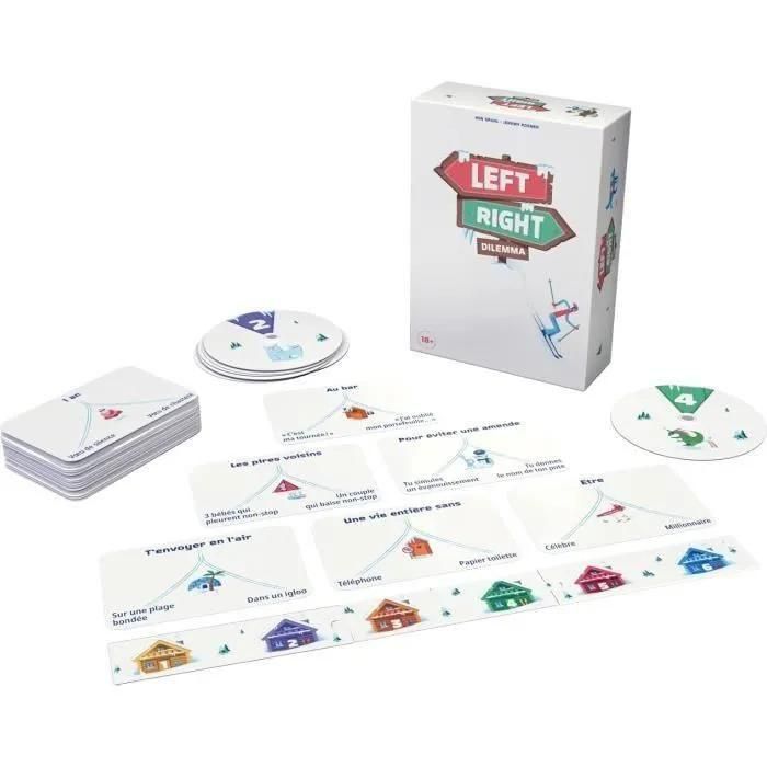Asmodee Jeu D`Ambiance Left Right Dilemma - 5407007460113 - 4