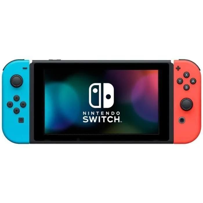 Console Nintendo Switch Avec Joy-Con Bleu Neon Et Rouge Neon - 4