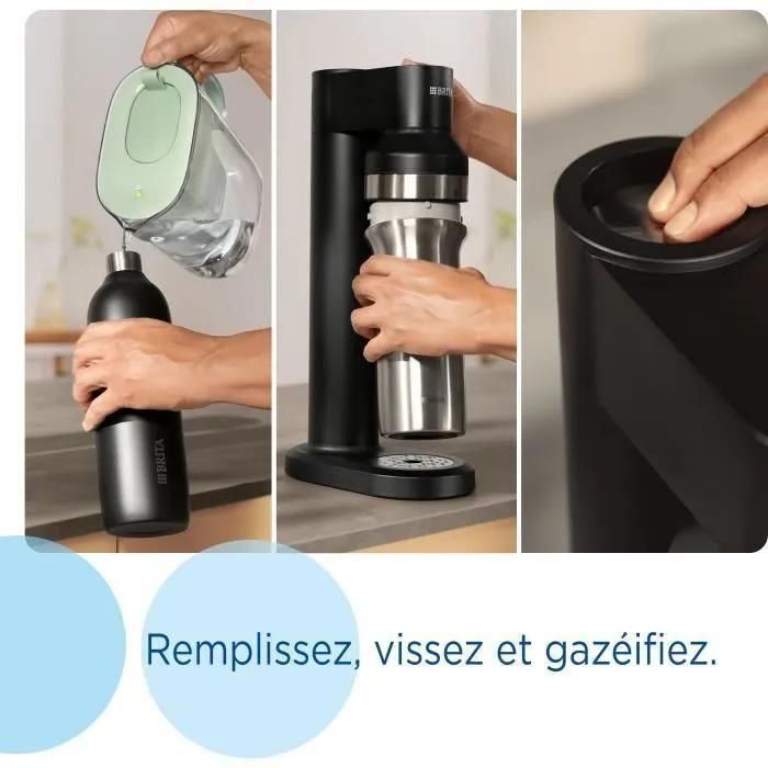 Machine � soda BRITA sodatrio noire - 4