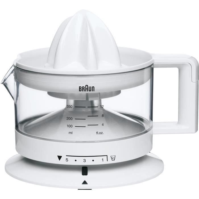 Braun Tribute Collection CJ 3000 - Presse-agrumes - 350 ml - 20 Watt - blan...