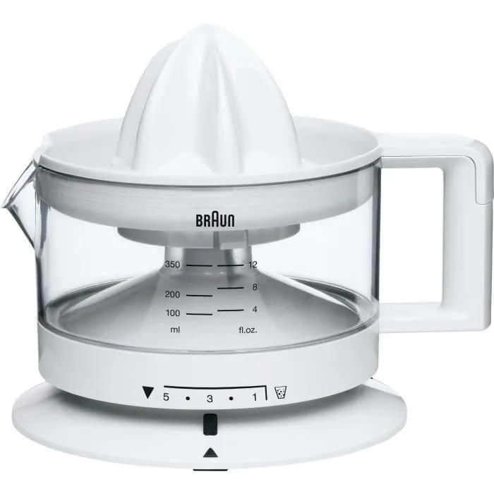Braun Tribute Collection CJ 3000 - Presse-agrumes - 350 ml - 20 Watt - blan... - 3