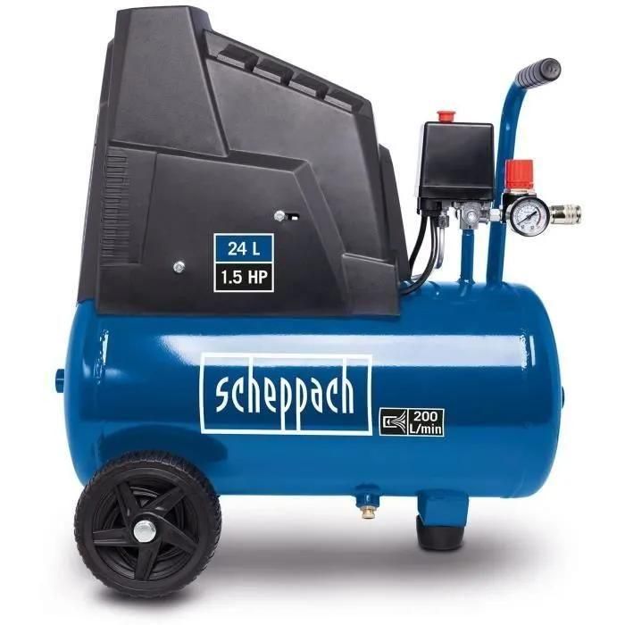 Compresseur Scheppach - 24l - 1100w - Hc30ox - 4