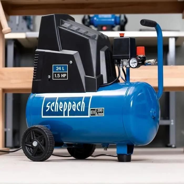 Compresseur Scheppach - 24l - 1100w - Hc30ox - 5