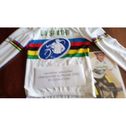 Maillot De Championne Du Monde - Laurence Leboucher - Sarthe
