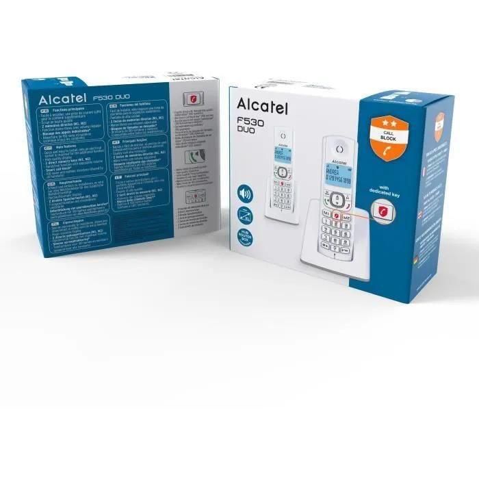 Alcatel Classic F530 Duo - T�l�phone sans fil avec ID d'appelant - DECT - (... - 5