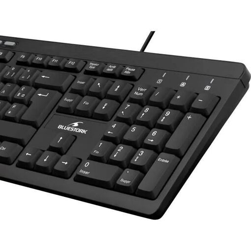 BLUESTORK KB MEDIAFIRST - Clavier - USB - fran�ais (AZERTY) - noir - 3