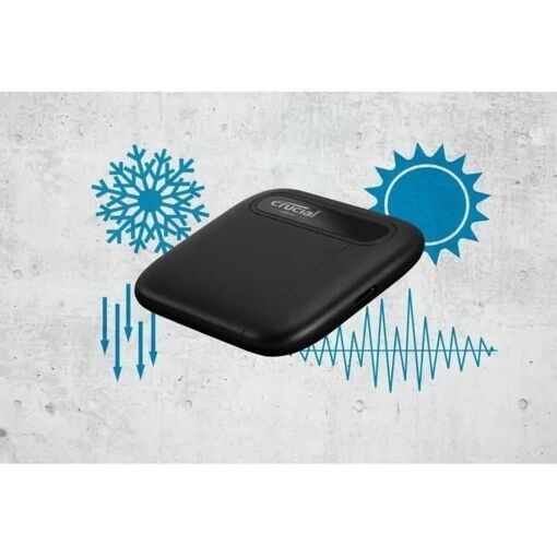 Crucial X6 - SSD - 2 To - externe (portable) - USB 3.1 Gen 2 (USB-C connect... - 3
