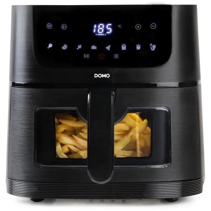 FRITEUSE A AIR CHAUD - DOMO - DO542FR - 4L - AVEC FENETRE DE VISUALISATION - 3