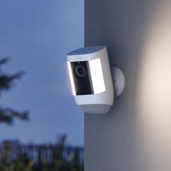 Cam�ra de s�curit� RING Spotlight Cam Pro Battery - Blanche - 4