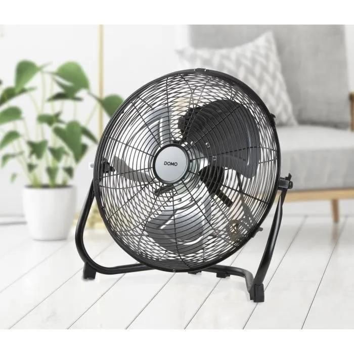 DOMO Ventilateur de plancher 35 cm 65 W Noir DO8134 - 6