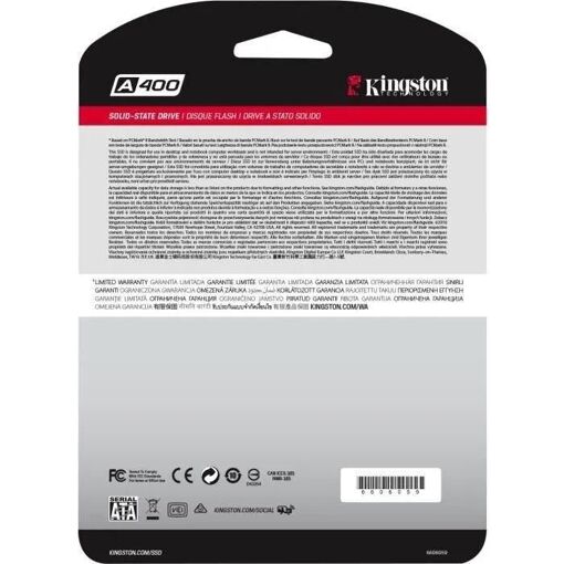Kingston A400 - SSD - 240 Go - interne - 2.5' - SATA 6Gb/s - 7