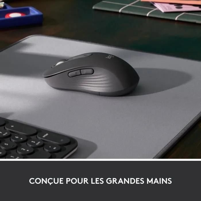 Souris Logitech Sans Fil Grande Taille Signature M650 L Silencieuse, Blueto... - 3