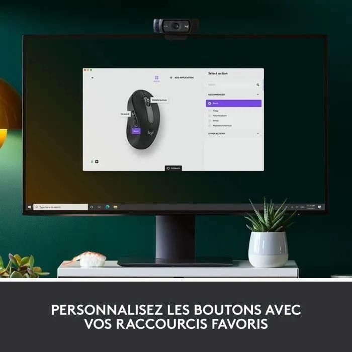 Souris Logitech Sans Fil Grande Taille Signature M650 L Silencieuse, Blueto... - 6