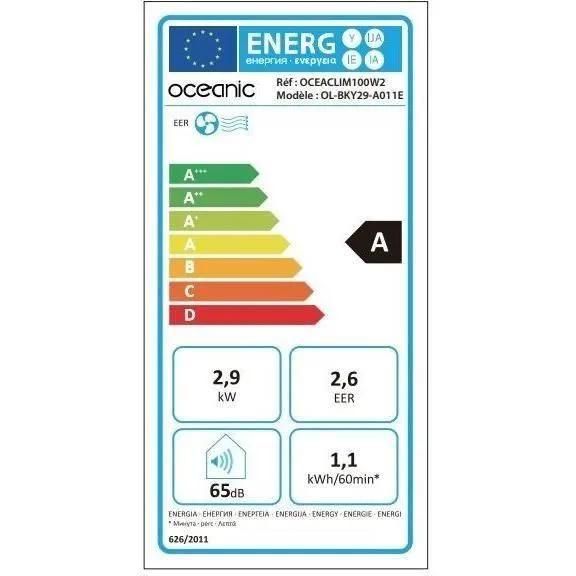 Climatiseur mobile monobloc - OCEANIC - 2930W - 10000 BTU - Programmable - ... - 5