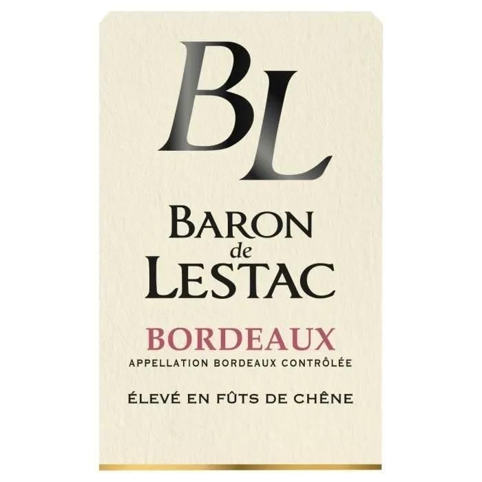 Baron De Lestac 2019 Bordeaux - Vin Rouge De Bordeaux - Terra Vitis - 3