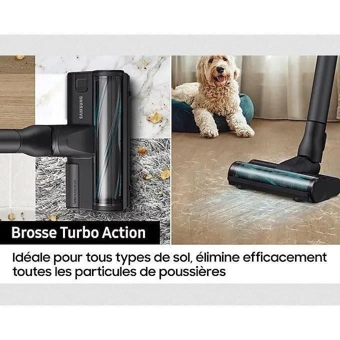 SAMSUNG VS20B75BCR5 JET 75E Aspirateur balai sans fil - 6