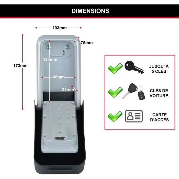Boite  cls scurise certifie - Format XL - Scurit Professionnelle MAS... - 5