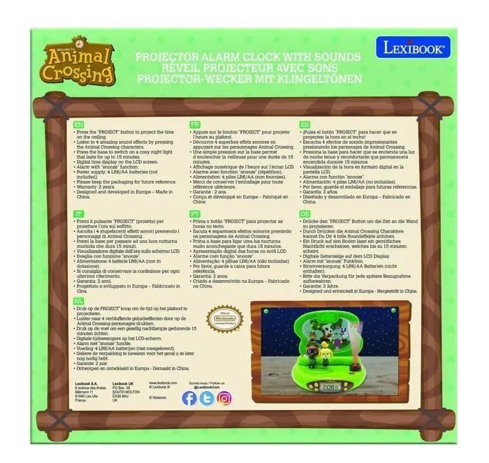 R�veil Projecteur - Lexibbok - Animal Crossing - 6