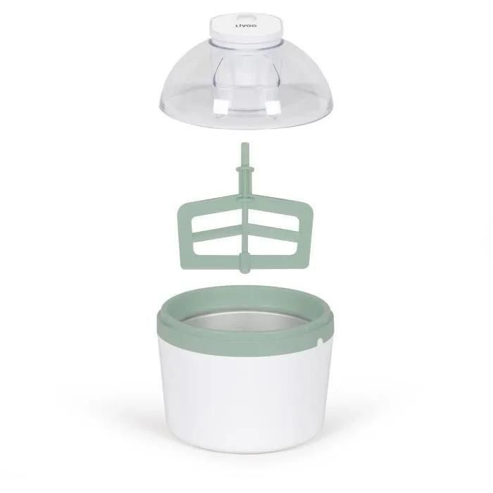 Livoo DOM461 - Sorbetire - 1 litre - 12 Watt - blanc - 5