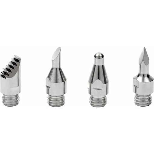 Set de 4 embouts de pyrogravure Dremel 204 pour VersaTip sur bois et cuir
