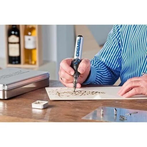 Set de 4 embouts de pyrogravure Dremel 204 pour VersaTip sur bois et cuir - 4