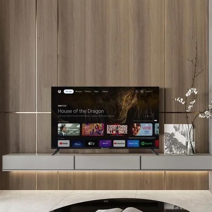 CONTINENTAL EDISON - CELED50SQLDV24B6 - TV LED - UHD QLED 4K - 50'' (127 CM... - 6
