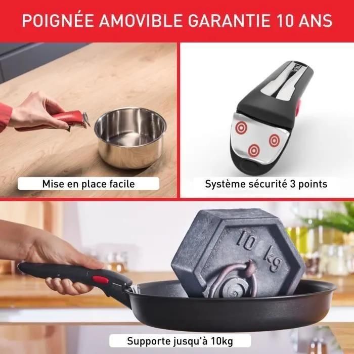 Batterie De Cuisine Tefal Ingenio Emotion 10 Pieces - 5