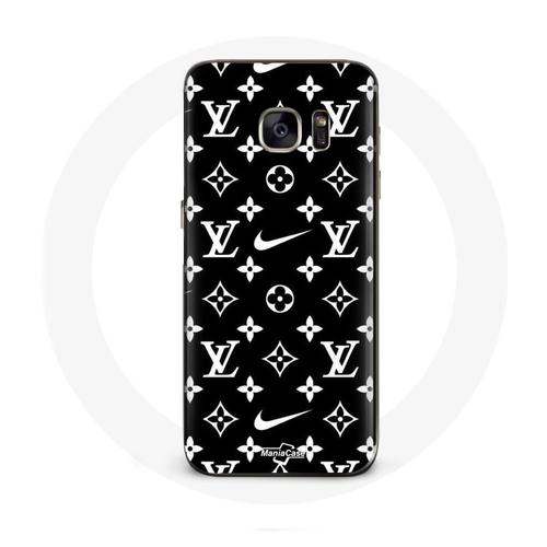 Coque Samsung Galaxy S6 Nike Lv Fond Noir