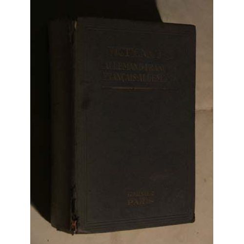 Dictionnaire Allemand-Français Français-Allemand