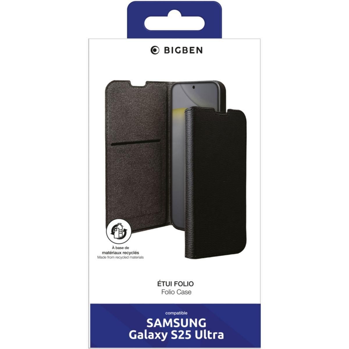 Folio Wallet Bigben Connected Pour Samsung Galaxy S25 Ultra Noir - 2