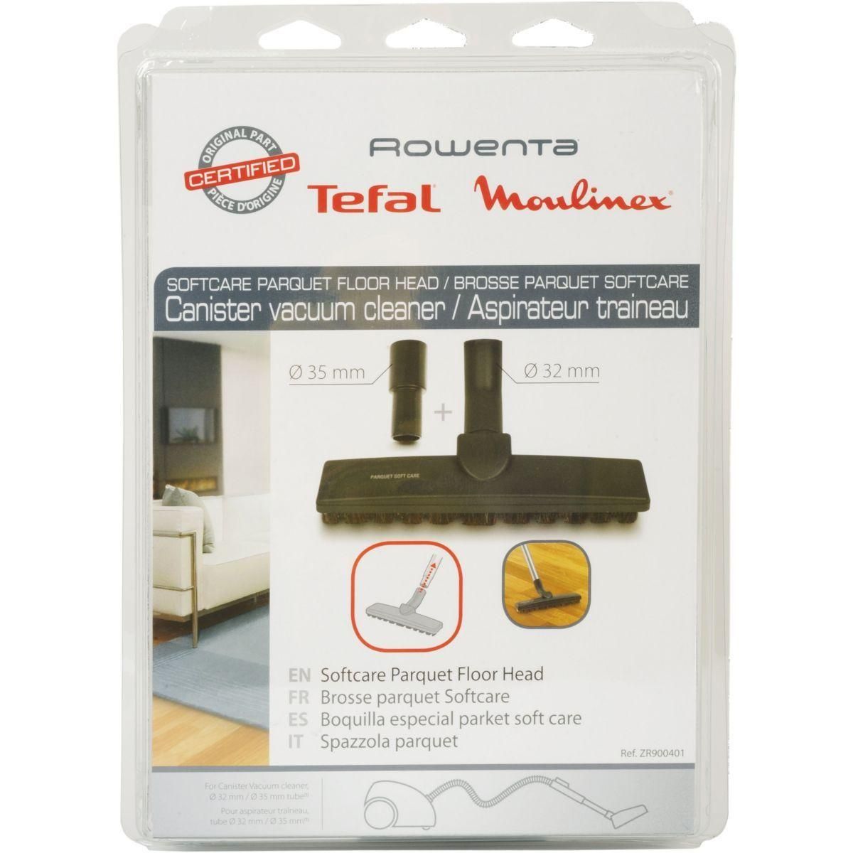 Rowenta ZR900401 Soft Care - Brosse pour parquet d'aspirateur - pour aspira...