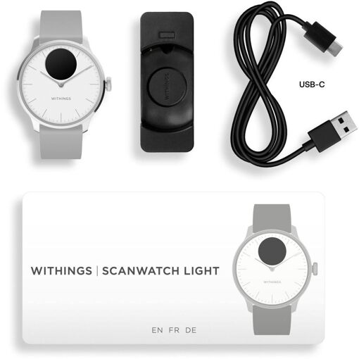 Montre Connect�e Withings Scanwatch Light Blanc - 5